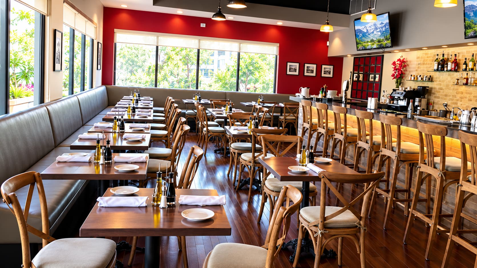 Romantic restaurants in Weston, Florida, offering cozy dining atmospheres and elegant settings for a date night.